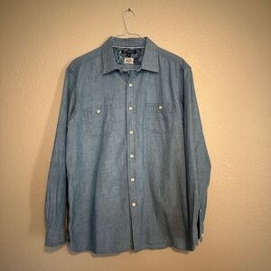 Cremieux Kaihara Japanese Selvedge Denim dress shirt